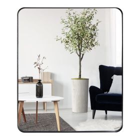 Black Deep Frame 30" x 36" Rectangle Mirror