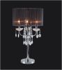 29.5"H BLACK/CHROME CRYSTAL INSPIRED TABLE LAMP (1PC/CTN) (1.58/9.10)