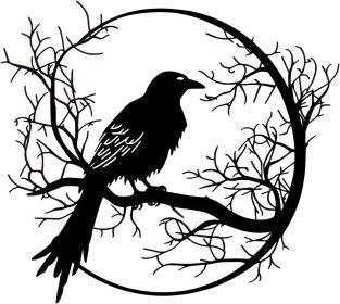 APLUSH Bird on The Branch Metal Wall Art Decor,Farmhouse Hanging Decor Sculpture Crafts for Home Bedroom Living Room Bathroom Kitchen Wall Decoration