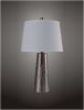 25"H Silver leaf Hammered Table Lamp (1PC/CTN) (2.15/6.97)