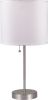 19"H WHITE PULL TABLE LAMP (1PC/CTN) (0.73/3.19)