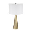 D15x28.5" Aluminum Cone Table Lamp(Lamp Shade Assembly Required)