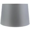 Mainstays Basic Large Lamp Shade, Grey Fabric, Classic Tapered Design, Soft Lighting Accent for Table or Floor Lamps