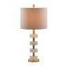 13x13x26" Marble Table Lamp