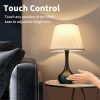 Touch Bedside Lamp for Bedroom 3-Way Dimmable Table Lamps for Living Room Small Nightstand Lamps with Free