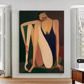 Handmade Oil Painting Nice Day Sky Sea Meadow Flowers Painting on Canvas Handmade Wall Art Original Oil Artwork for Home Living Room Bedroom  Office D (Style: 08, size: 90x120cm)