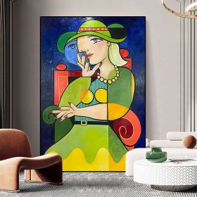 Handmade Oil Painting Nice Day Sky Sea Meadow Flowers Painting on Canvas Handmade Wall Art Original Oil Artwork for Home Living Room Bedroom  Office D (Style: 05, size: 150x220cm)