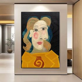 Handmade Oil Painting Nice Day Sky Sea Meadow Flowers Painting on Canvas Handmade Wall Art Original Oil Artwork for Home Living Room Bedroom  Office D (Style: 03, size: 90x120cm)