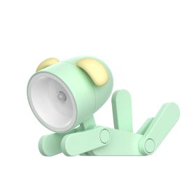 Mini Cute Animal Pet Dog&deer Designer Led Night Light Table Lamp Kids Toys Gifts For Christmas; soft Light For The Baby Room (Color: Green, size: Dog)