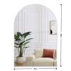 Arched Wall Mirror, 24"Ã—36" Bathroom Mirror Deep Frame