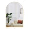 Arched Wall Mirror, 24"Ã—36" Bathroom Mirror Deep Frame