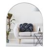 Deep Frame 30" x 36" Arch Mirror, Modern Dresser Mirror Wall Mounted Decor Metal Frame for Bedroom Living Room Entryway Fireplace Mantel Dining Room