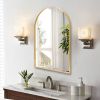 Arched Wall Mirror, 24"Ã—36" Bathroom Mirror Deep Frame