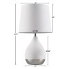 2-Tone Ceramic Table Lamp Set of 2