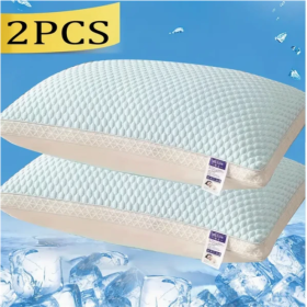 Cooling Breathable Tofu Pillows (Option: Sky Blue-2PCS)